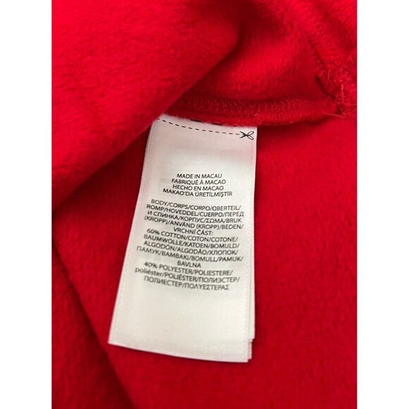 POLO Ralph Lauren Girls Size 6 Sweatshirt Fleece Skiing Bear Red Dress NWT - Picture 5 of 5